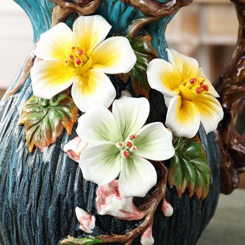 创意家居陶瓷花瓶 欧式客厅摆件 复古饰品花插工艺摆件 厂家批发